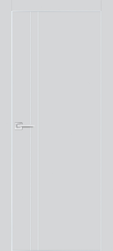 Межкомнатная дверь PX-20  AL кромка с 4-х ст. Сапфир матовый