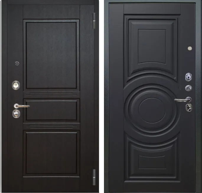 Фото Дверь Аргус ЛЮКС 3К Сабина-венге Антик серебро DIS006859